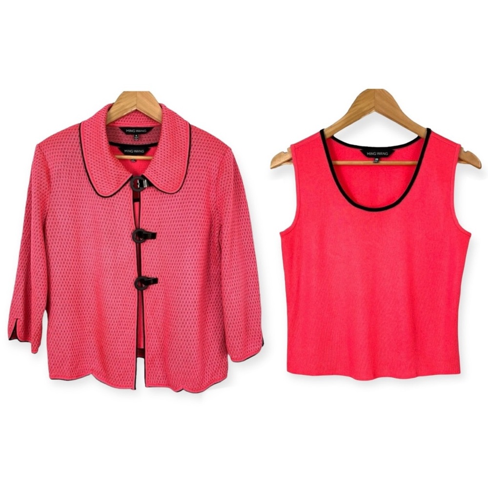 Ming Wang 2-piece Cardigan Set